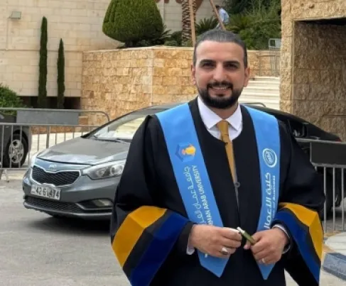 قيس ربيحات.. مبارك الماجستير