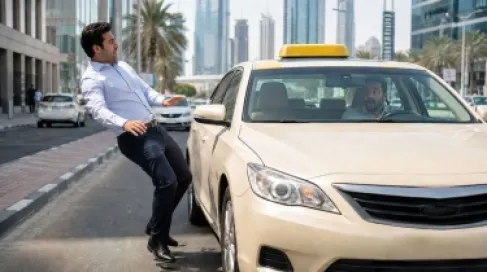 الامارات .. تصـرف عدواني يكلف سائق تاكسي مليونَي درهم تعويضاً