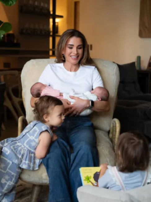 الملكة رانيا: أحلى عيد ميلاد مع حبيباتي