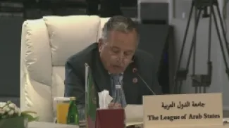 الأمين العام لجامعة الدول العربية، نبيل فهمي