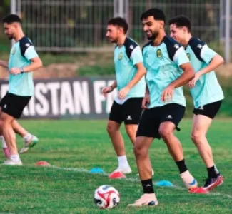 من تدريبات الحسين في طشقند