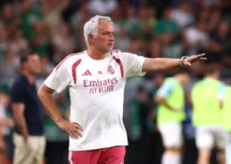 البرتغالي جوزيه مورينيو مدرب ريال مدريد