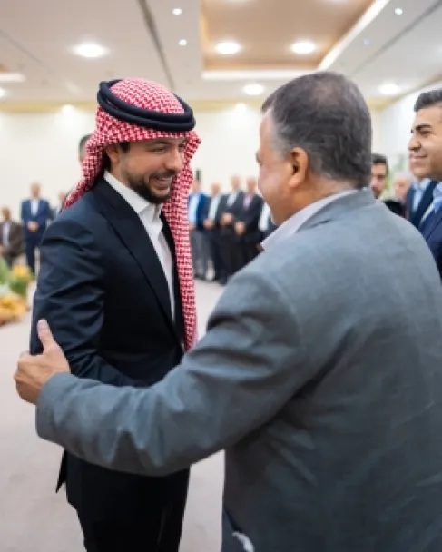 ولي العهد يلتقي شخصيات وممثلي قطاعات مختلفة من إربد