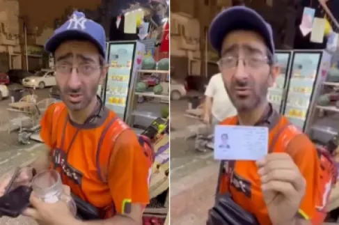 عامل توصيل بسماعة طبية.. قصة صيدلي مصري تشعل المنصات