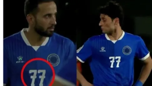 لاعب أردني يرتدي نفس رقم زميله.. تخسير نادي الطلبة العراقي لسبب غريب
