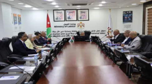 القطامين يوجه بتعزيز التعاون مع نقابة مكاتب استقدام العمالة المنزلية