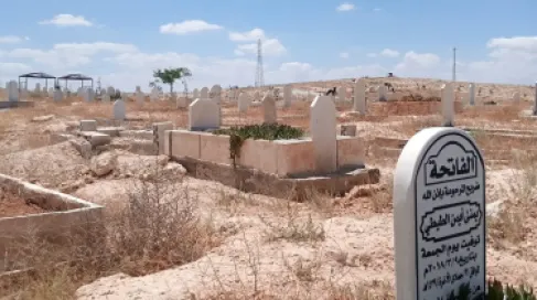 تشييع جثامين الأطفال الأشقاء الثلاثة ضحايا حريق الزرقاء اليوم
