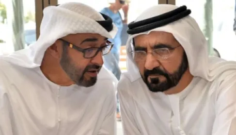 رسالة من بن راشد إلى بن زايد.. ماذا كتب فيها؟