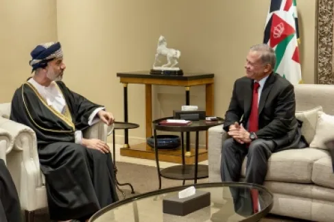 الملك يستقبل رئيس مجلس الشورى العماني