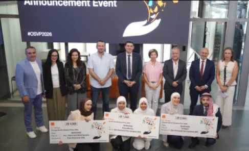 أورنج الأردن تعلن الفائزين بجائزة المشاريع الريادية المجتمعية وتتأهل للعالمية