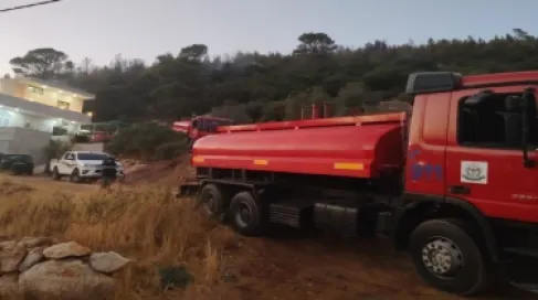 تفاصيل إخماد حريق أتى على 30 دونما في ساكب بجرش