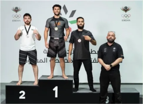 طالب جامعة عمان الأهلية (أمير العموش) يتوّج بطلاً للمملكة في الـ  MMA