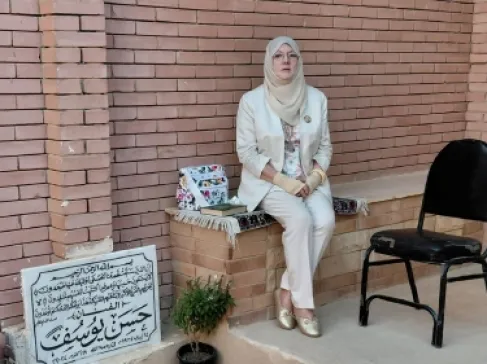 إصابة الفنانة المصرية المعتزلة شمس البارودي في حادث سير