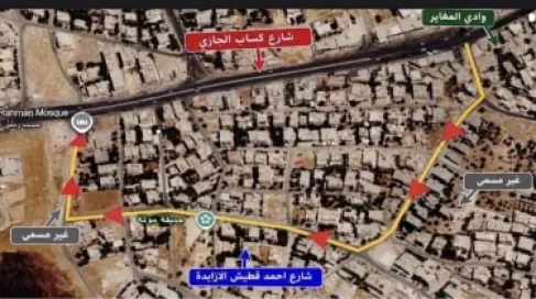 أمانة عمان: تحويلات مرورية لإنشاء عبارة صندوقية في وادي الطي