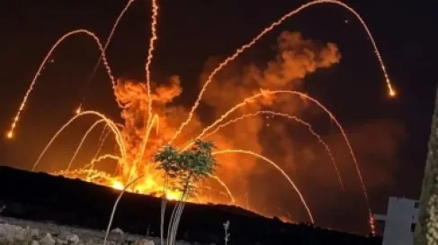 أربع إصابات (حصيلة أولية) لانفجارات متتالية في موقع عسكري قرب حلب