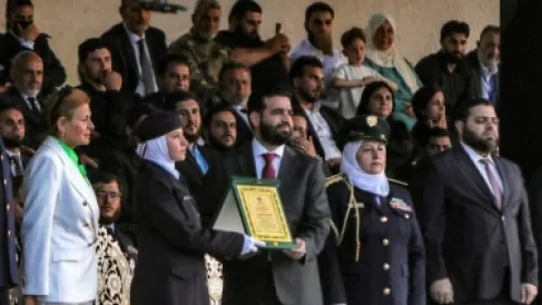 تخريج الدفعة الأولى من معهد الشرطة النسائية الجديد في سورية