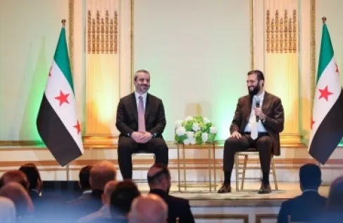 الشرع : نعمل على سلام دائم مع اسرائيل بشروط