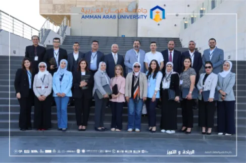 الدكتور الزبون من عمان العربية يحصل على شهادة (مقيم جودة معتمد لمؤسسات التعليم العالي)