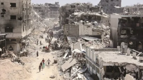 خطة بقيمة 2.45 مليار دولار لإعادة إعمار غزة