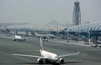 مدرج مطار دبي