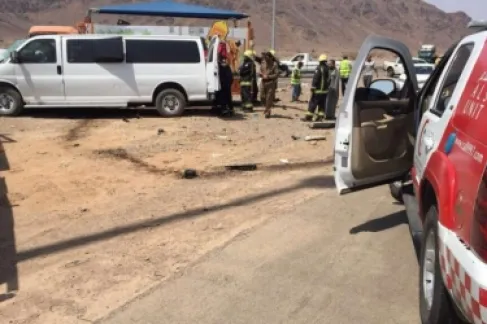 السعودية تعلن وفاة 5 معلمات وسائقهن في حادث بالطائف