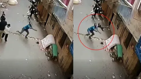 شاب ينقذ طفلاً سقط من الشرفة في مصر.. وفيديو يوثق اللحظات الحاسمة
