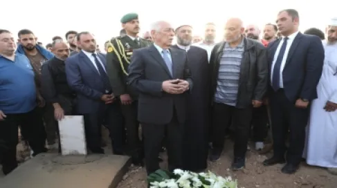 العيسوي يشارك في تشييع جثمان البرقاوي وينقل تعازي الملك وولي العهد لذويه