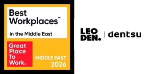 LEODEN  ضمن أفضل بيئات العمل   في الشرق الأوسط لعام 2026