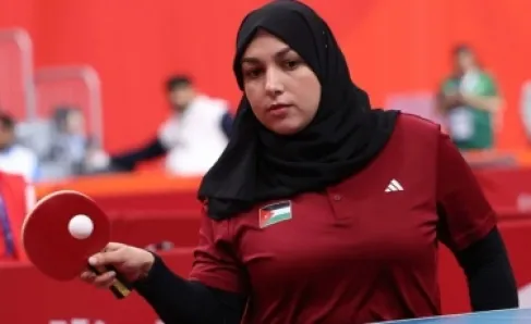 عليمات تتأهل إلى دور الـ16 في منافسات كرة الطاولة البارالمبية