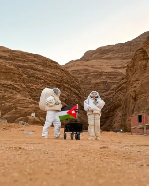 بدعم من صندوق الملك عبدالله الثاني للتنمية.. (مدار مينا) تنفّذ مهمتها الثانية لمحاكاة الحياة على المريخ في وادي رم