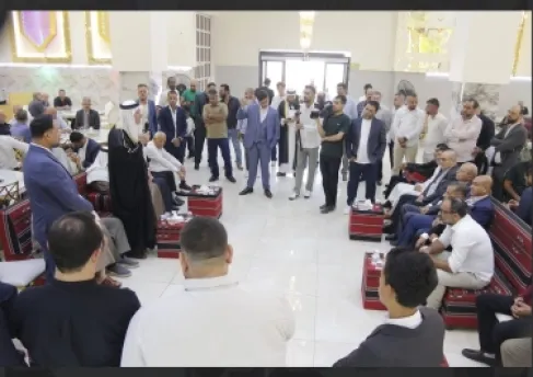 جاهة كريمة تجمع آل عزام وآل نصرالله.. وألف مبارك