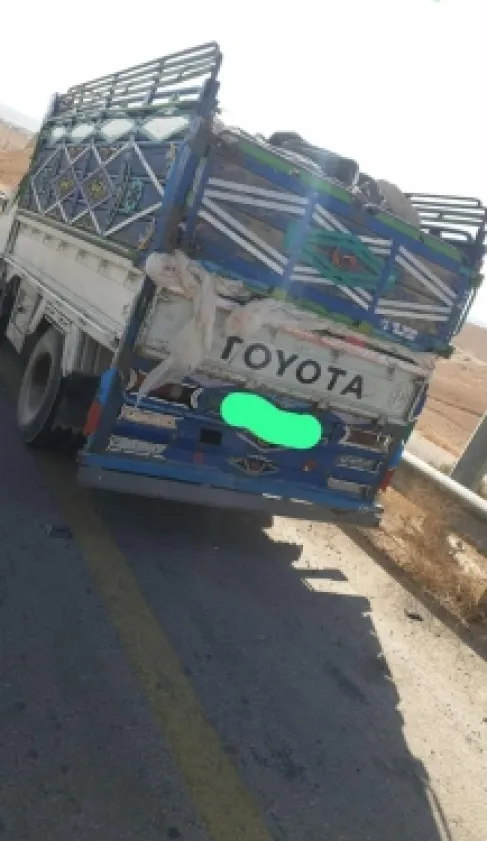 ضبط مركبة تنقل السماد العضوي غير المعالج في عمّان