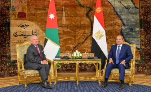 السيسي يعزي الملك بضحايا هجوم الكرك ويؤكد تضامن مصر مع الأردن