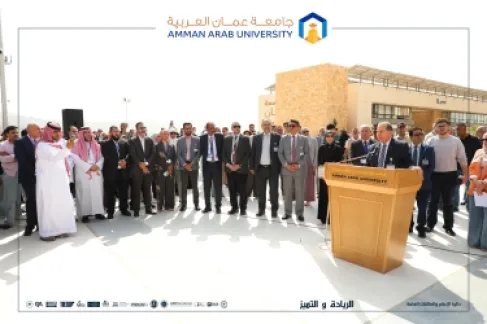 جامعة عمان العربية تنظّم وقفة شجب واستنكار وتؤكد وقوفها صفًا واحدًا خلف القيادة الهاشمية والأجهزة الأمنية - صور
