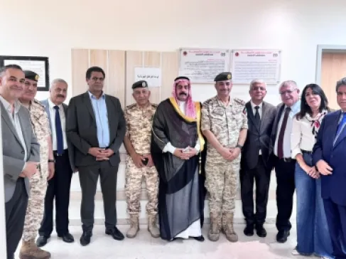 نواب وقيادات حزب الاتحاد الوطني الأردني يزورون مصابي أحداث الكرك في المدينة الطبية