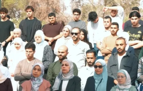 جامعة ابن سينا للعلوم الطبية .. وقفة تضامن مع كرك العز