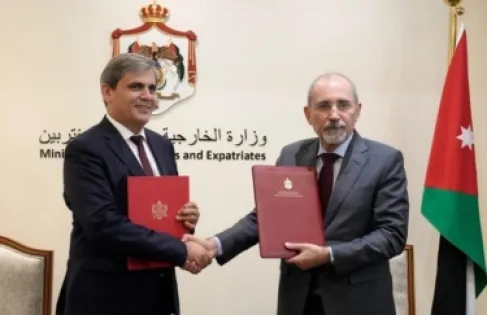 إعفاء من متطلبات التأشيرة لحاملي جوازات السفر الدبلوماسية بين الأردن والجبل الأسود