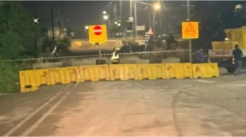 الأشغال تبدأ إنشاء طريق بديل قرب جسر الرامة تمهيدا لهدمه وإعادة إنشائه