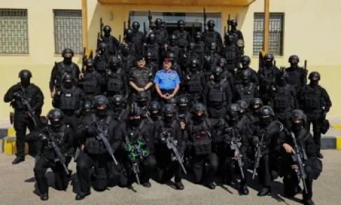المعايطة يلتقي مرتبات قيادة الشرطة الخاصة في إقليم الجنوب ويثني على قدراتهم واحترافيتهم في أداء الواجبات