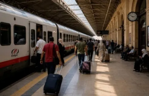 مفاجأة داخل قطار مصري.. ضبط عشرات التماسيح بحوزة راكب