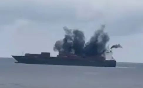 غرق سفينة حاويات إسرائيلية بعد استهدافها في البحر الأسود