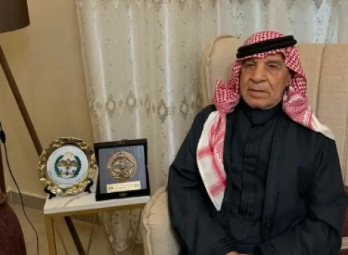 تكريم أنور الرواشدة تقديرًا لمشاركته في حرب 67 ومعركة الكرامة