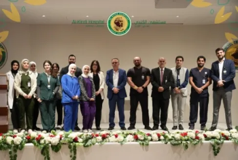 محاضرة في مستشفى الكندي حول اتيكيت التعامل مع الأشخاص ذوي الإعاقة في المستشفيات 