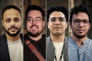 أربعة من فريق تحرير المنصة الموقوف