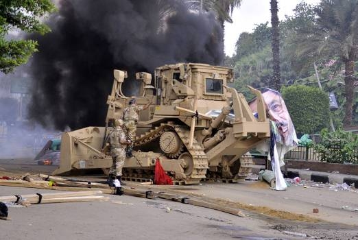 شاهدوا صور فض اعتصام رابعة العدوية