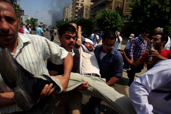 شاهدوا صور فض اعتصام رابعة العدوية