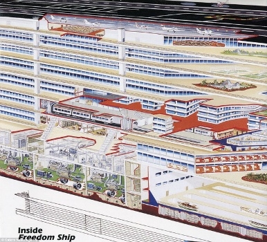 البدء ببناء أكبر مدينة عائمة في العالم - صور