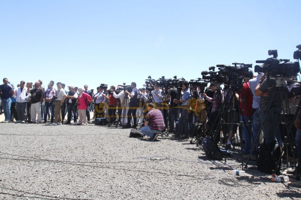 شاهدوا صور افتتاح مخيم الأزرق