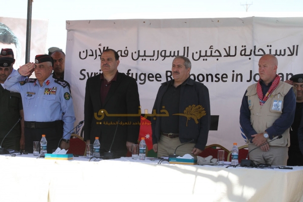 شاهدوا صور افتتاح مخيم الأزرق