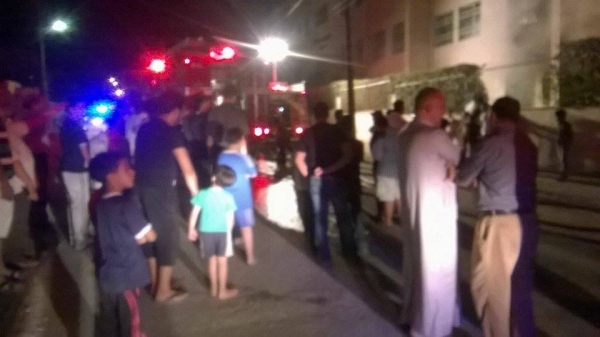 حريق بمدارس ابن تيمية – صور